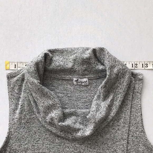 Thyme Maternity Sleeveless Cowl-neck Knit Top (XS/S) - Picture 3 of 6